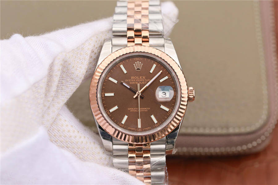 Replica Rolex Datejust M126331-0002 1:1 Best Edition Rose Gold - DEEPREPS