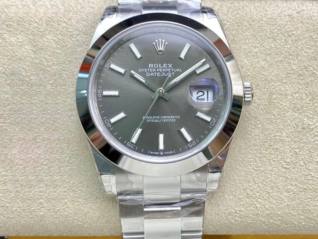 Replica Rolex Datejust M126300-0007 41MM 1:1 Best Edition Gray Dial - DEEPREPS