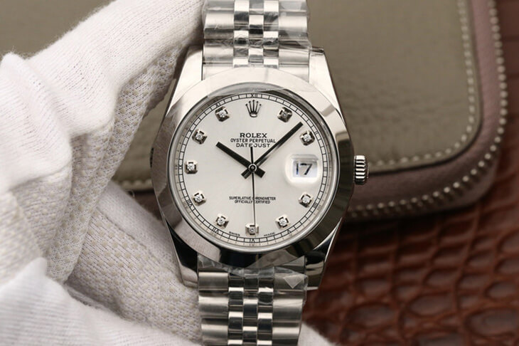 Replica Rolex Datejust M126300 1:1 Best Edition Diamond-set Dial - DEEPREPS