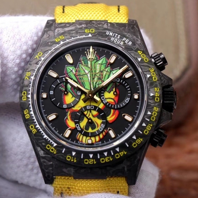 Rolex Daytona Replica Cosmos Color Skull 1:1 Best Edition Swiss ETA7750 - DEEPREPS