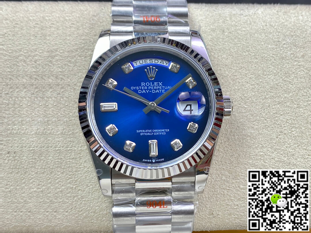 Replica Rolex Day Date M128239-0023 36MM 1:1 Best Edition Diamond Dial - DEEPREPS