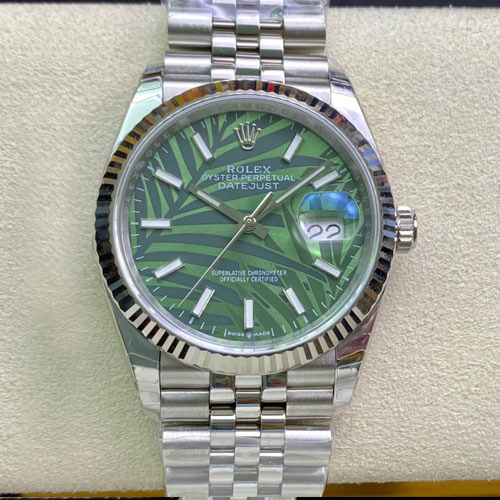 Replica Rolex Datejust M126234-0047 1:1 Best Edition Olive Green Dial - DEEPREPS