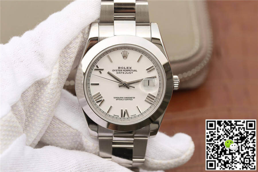 Replica Rolex Datejust 41MM 1:1 Best Edition White Dial - DEEPREPS