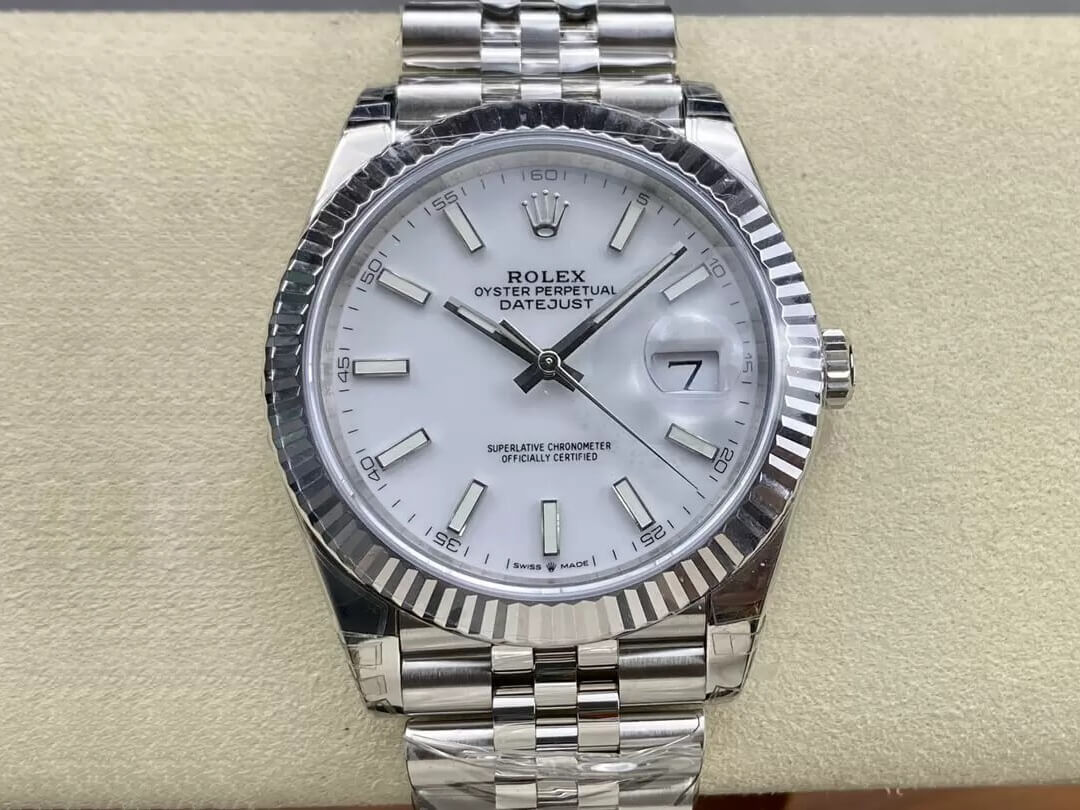 Replica Rolex Datejust M126334-0010 1:1 Best Edition White Dial - DEEPREPS