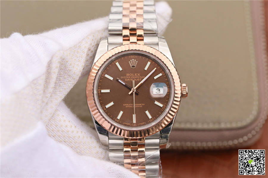Replica Rolex Datejust M126331-0002 1:1 Best Edition Rose Gold - DEEPREPS