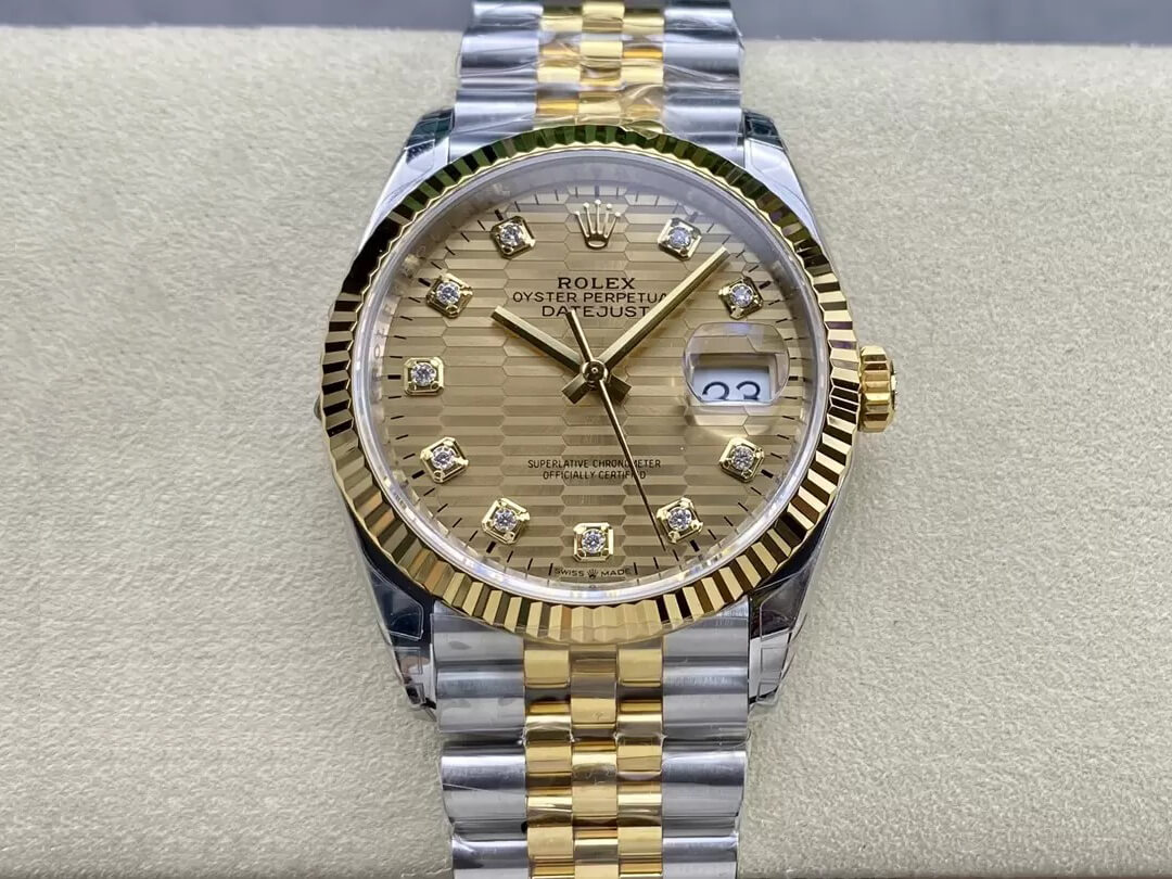 Replica Rolex Datejust M126233-0045 36MM 1:1 Best Edition Diamond Dial - DEEPREPS