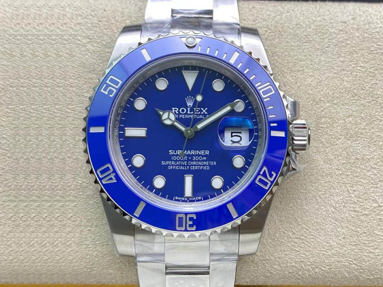 Rolex Submariner Replica 116619LB-97209 1:1 Best Edition  Blue Dial - DEEPREPS