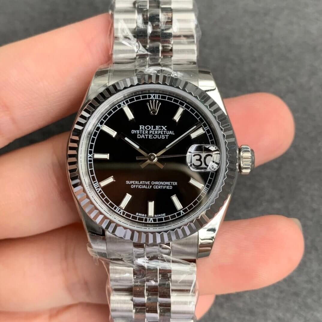 Replica Rolex Datejust M178274-0004 1:1 Best Edition Black Dial - DEEPREPS