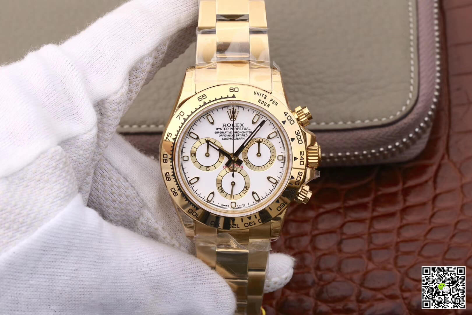 Replica Rolex Daytona Cosmograph M116508-0001 1:1 Best Edition White Dial - DEEPREPS