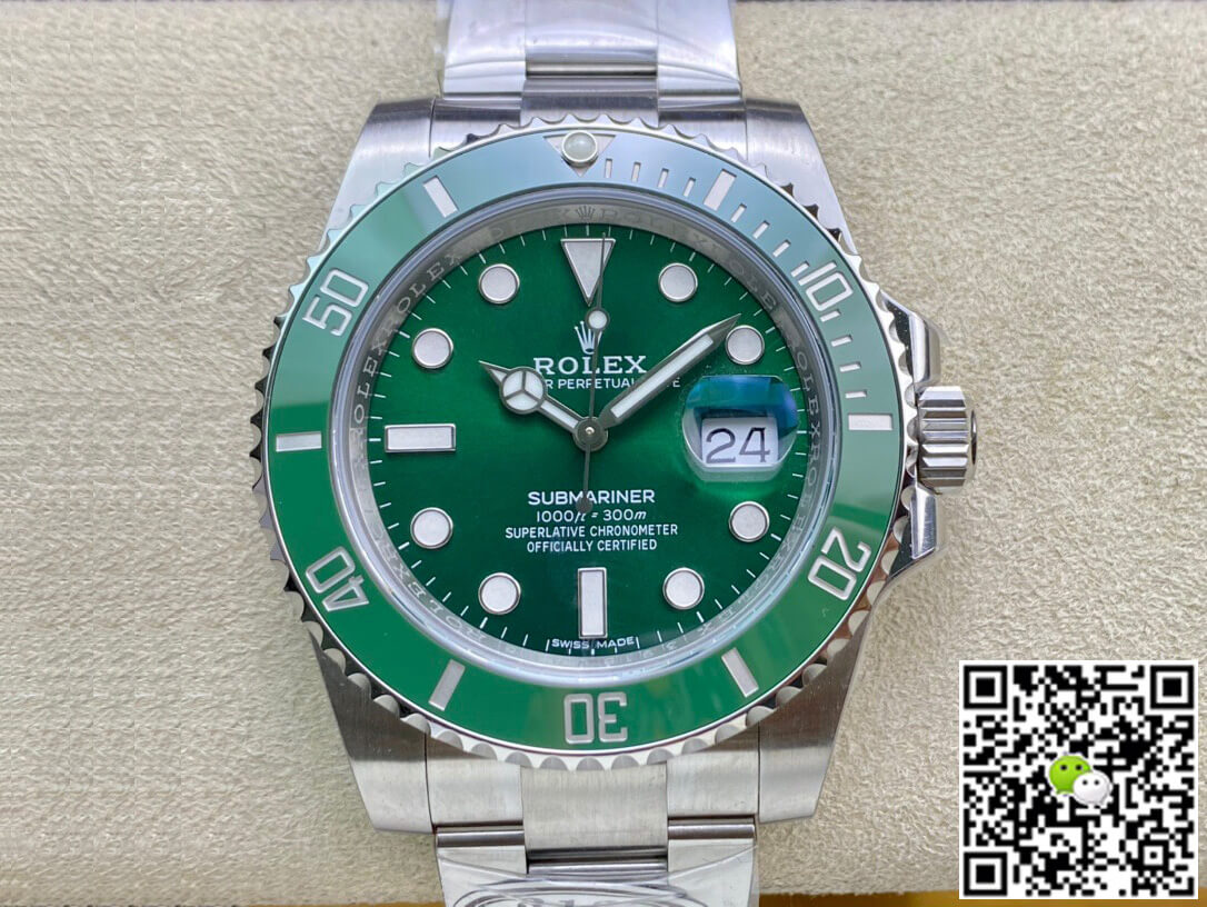 Rolex Submariner Replica 116610LV-97200 1:1 Best Edition  V4 Green Dial - DEEPREPS