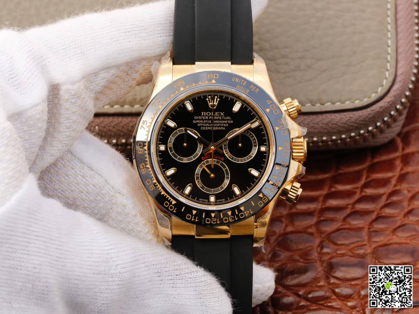 Replica Rolex Daytona Cosmograph M116518ln-0043 1:1 Best Edition Black Dial - DEEPREPS