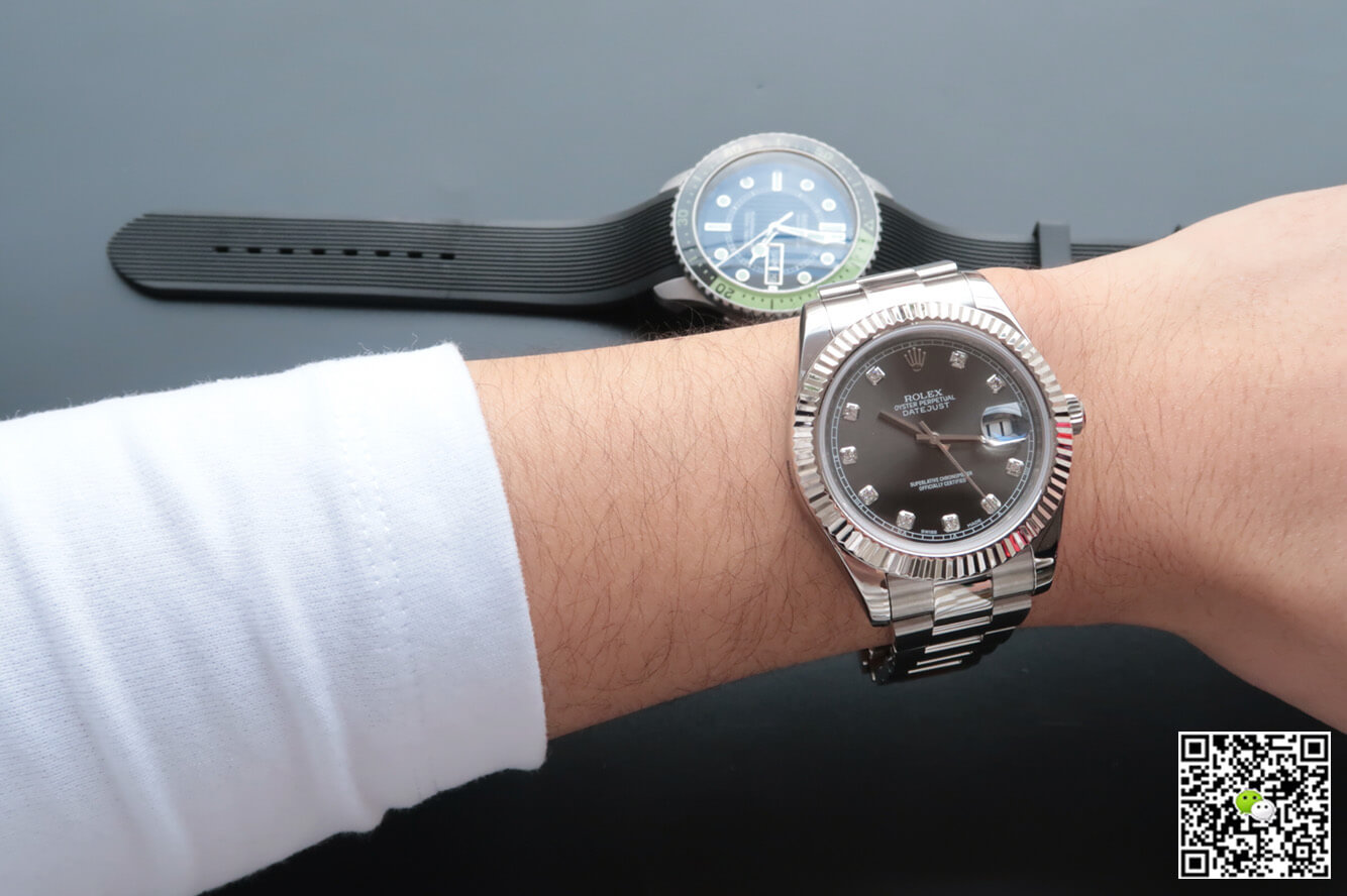 Replica Rolex Datejust M126334-0005 1:1 Best Edition Diamond-Studded Dial - DEEPREPS