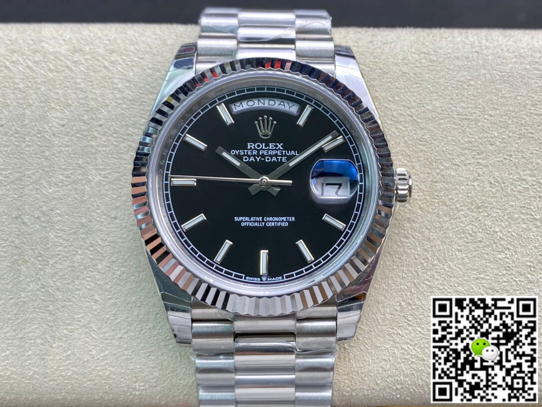 Replica Rolex Day Date M228236-0003 1:1 Best Edition Black Dial - DEEPREPS