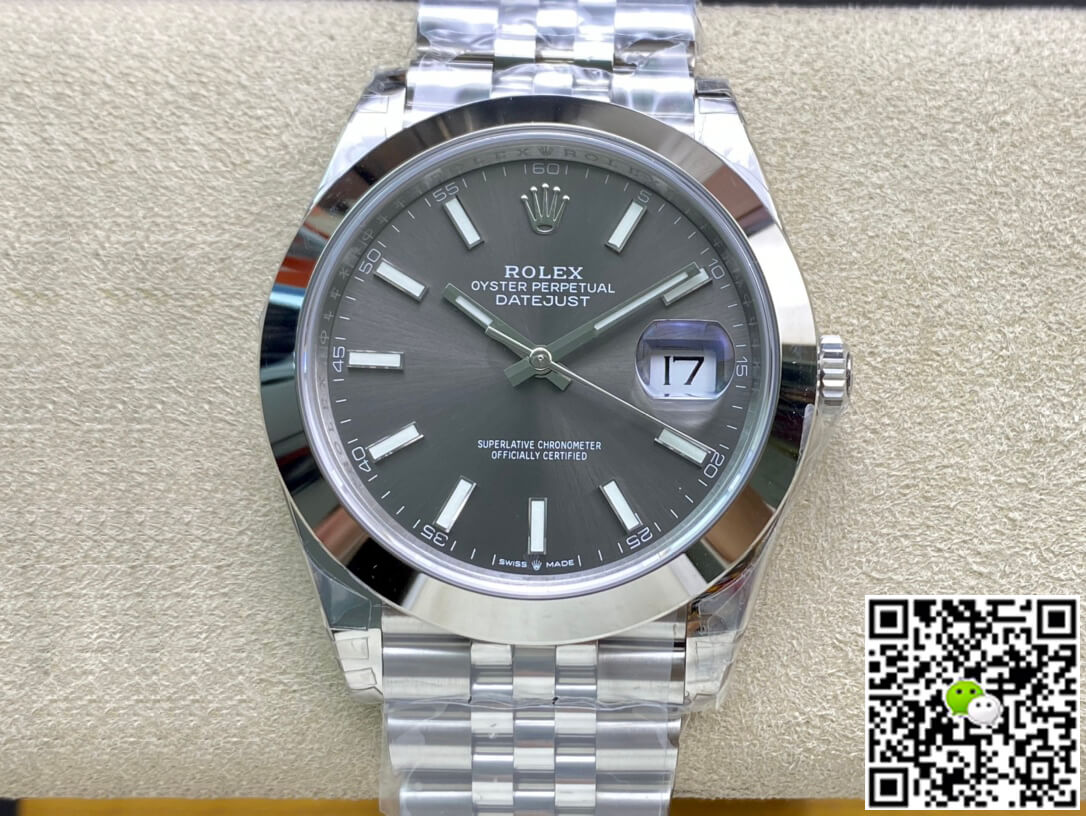 Replica Rolex Datejust M126300-0008 1:1 Best Edition Gray Dial - DEEPREPS