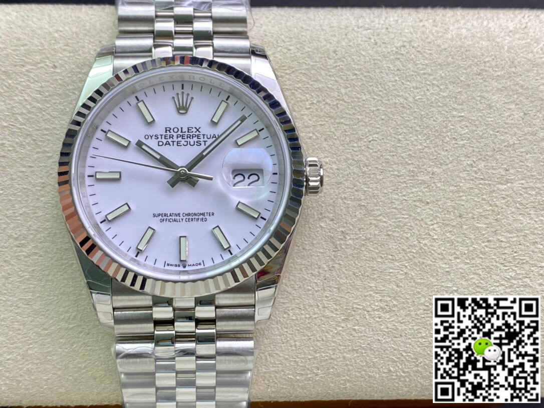 Replica Rolex Datejust 36MM 1:1 Best Edition White Dial - DEEPREPS