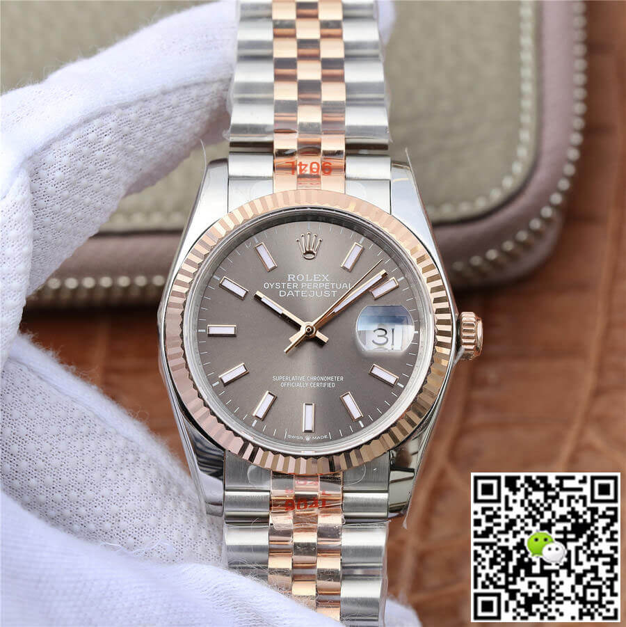 Replica Rolex Datejust M126231-0013 36MM 1:1 Best Edition Rose Gold - DEEPREPS