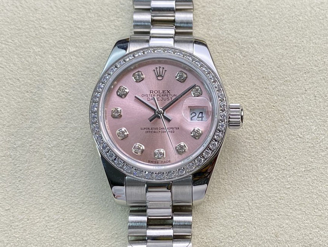 Replica Rolex Datejust M279139RBR-0005 28MM 1:1 Best Edition Pink Dial - DEEPREPS