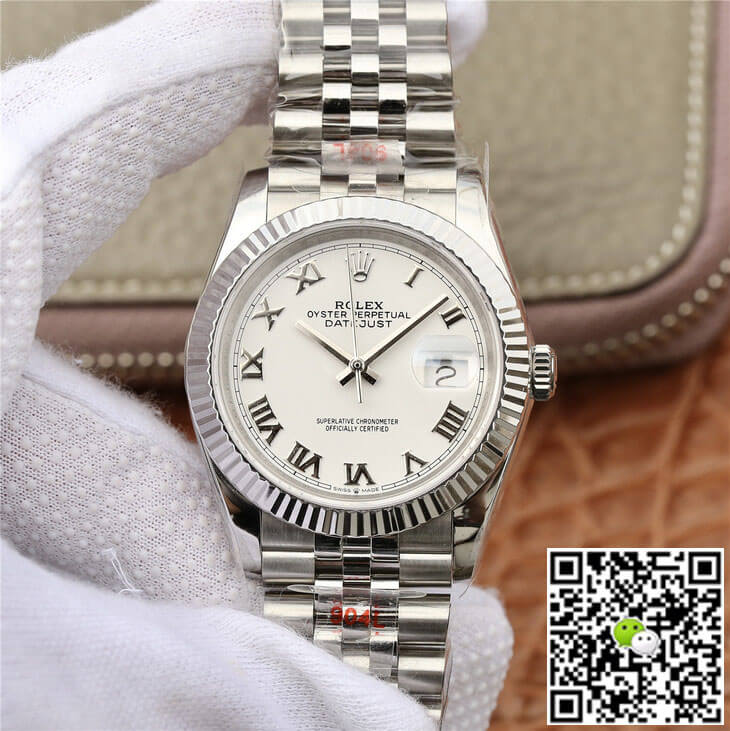 Replica Rolex Datejust M126234-0025 1:1 Best Edition White Dial - DEEPREPS