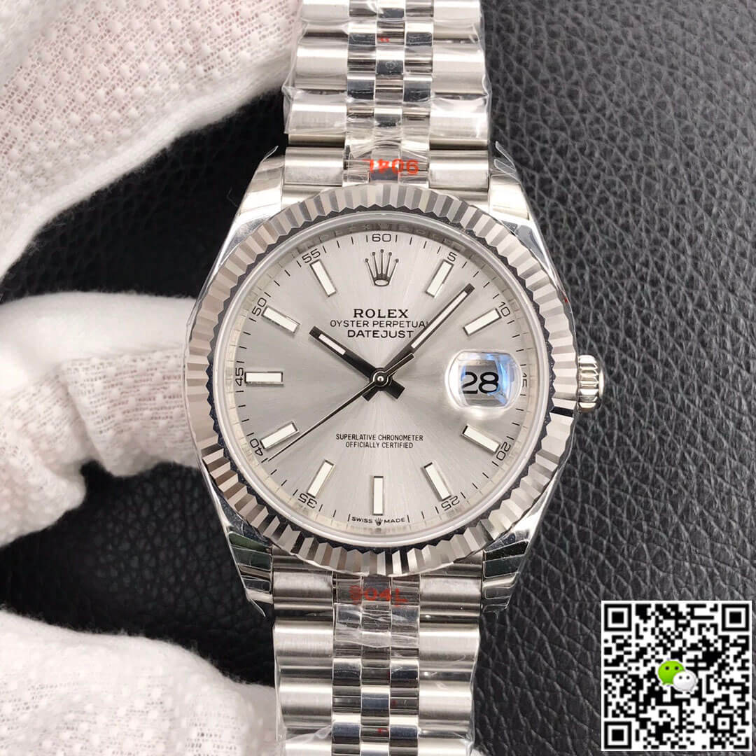 Replica Rolex Datejust M126334-0004 1:1 Best Edition Silver Grey Dial - DEEPREPS