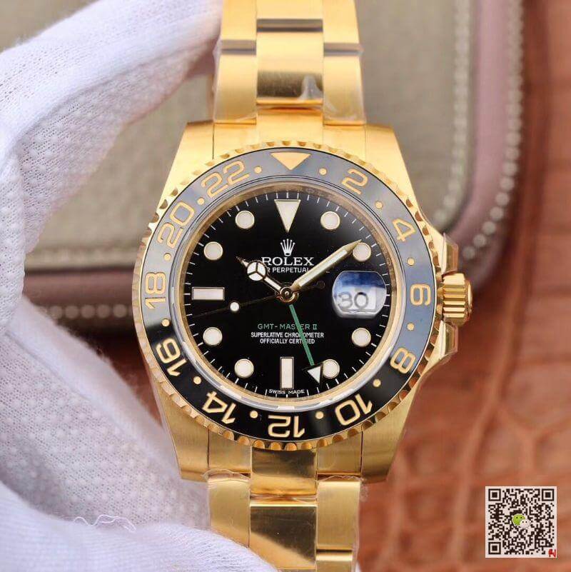 Replica Rolex GMT Master II 116718 40mm 1:1 Best Edition Swiss ETA2836 Black Dial - DEEPREPS