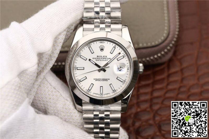 Rolex Dupe Datejust 116200 Mechanical Watches 1:1 Best Edition Swiss ETA2836 Silver Dial - DEEPREPS