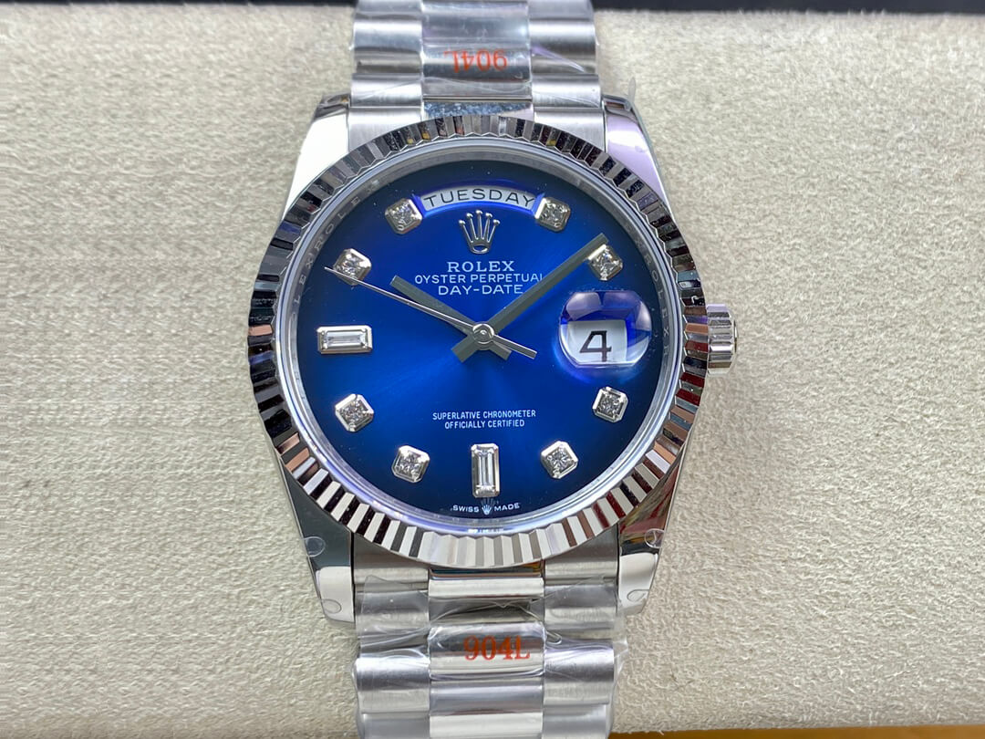 Replica Rolex Day Date M128239-0023 36MM 1:1 Best Edition Diamond Dial - DEEPREPS