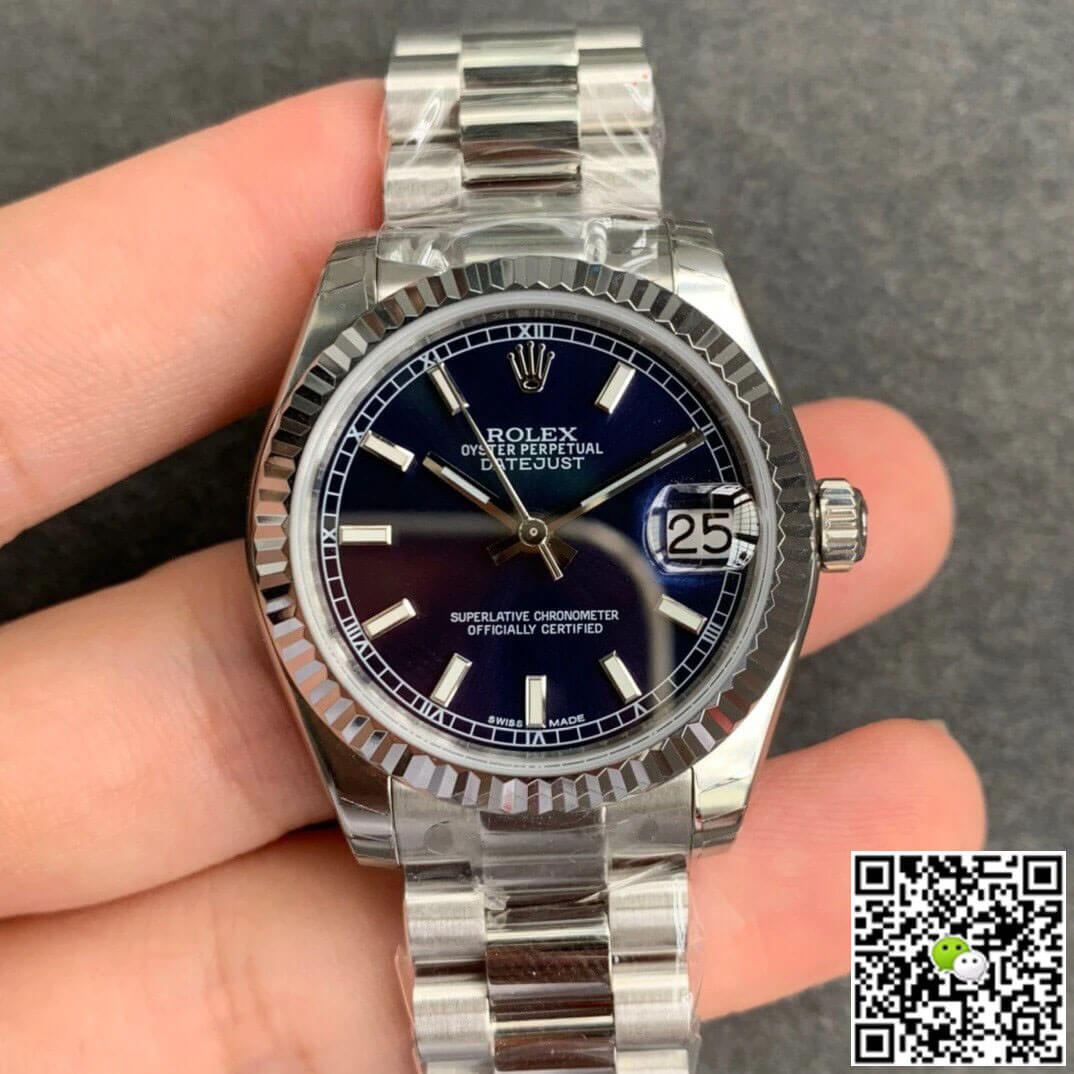 Replica Rolex Datejust M178274-0038 1:1 Best Edition Blue Dial - DEEPREPS