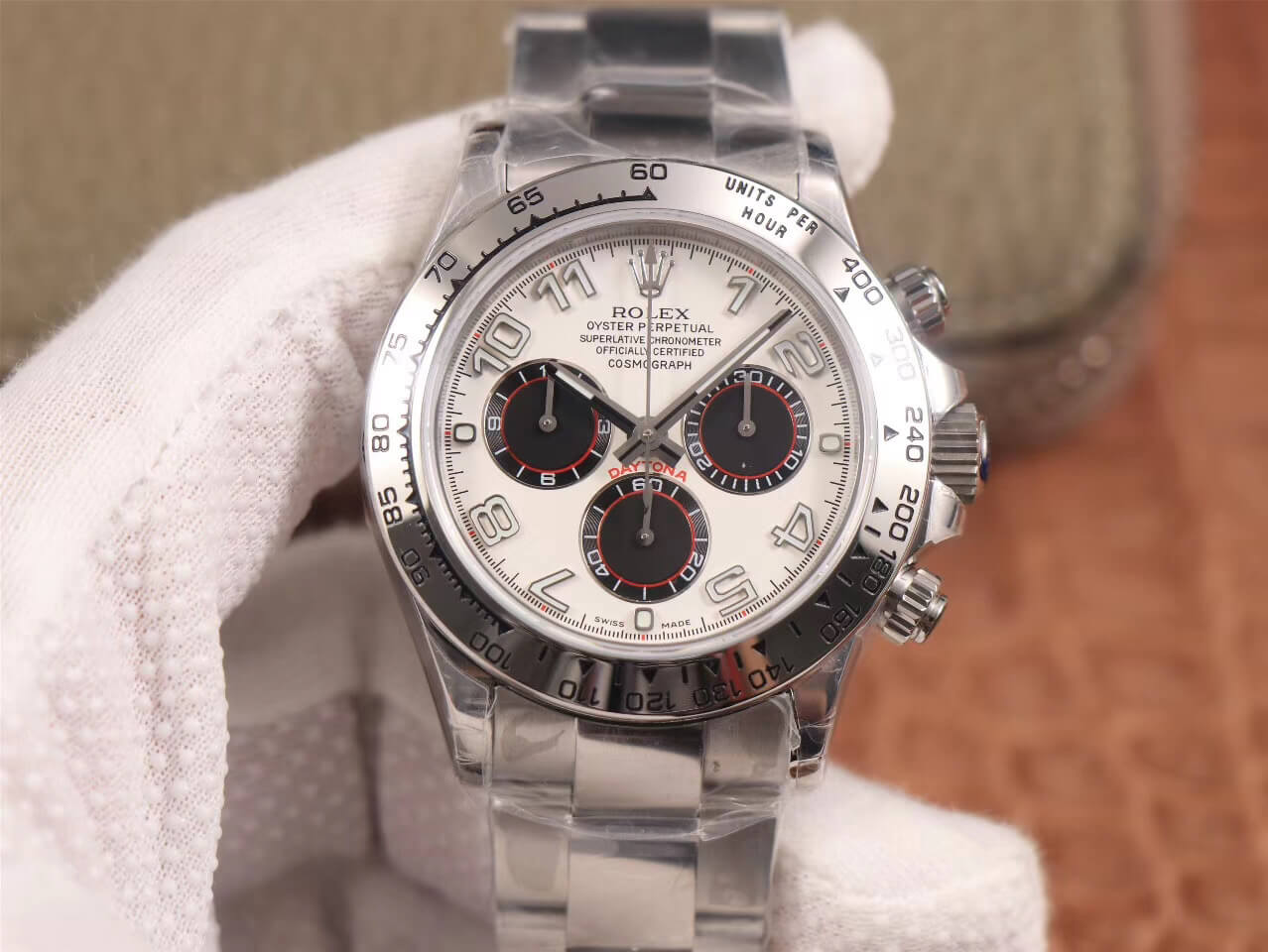 Replica Rolex Daytona Cosmograph 116509 1:1 Best Edition 18K White Gold - DEEPREPS
