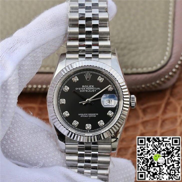 Replica Rolex Datejust M126234-0027 1:1 Best Edition Black Dial - DEEPREPS