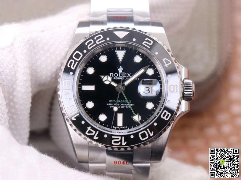 Replica Rolex GMT Master II 116710LN-78200 1:1 Best Edition V11 Black Dial Swiss ETA3186 - DEEPREPS