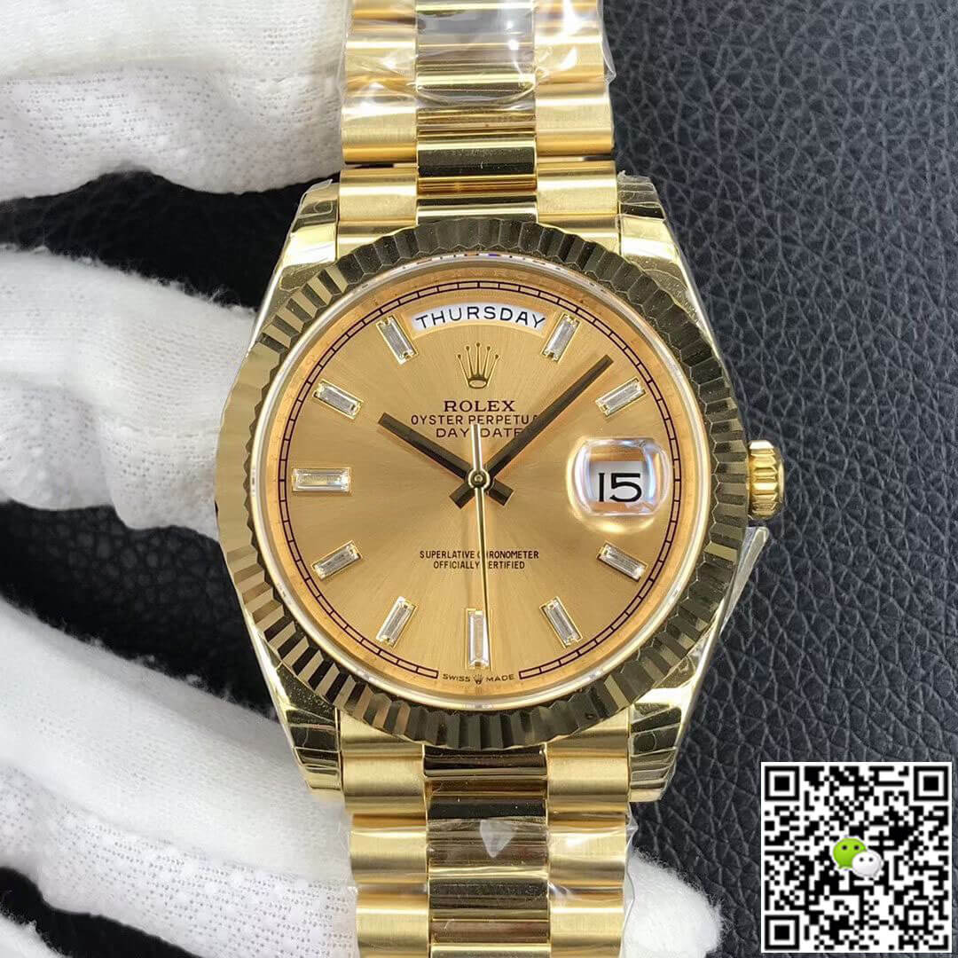 Replica Rolex Day Date M228238-0005 1:1 Best Edition Champagne Dial - DEEPREPS