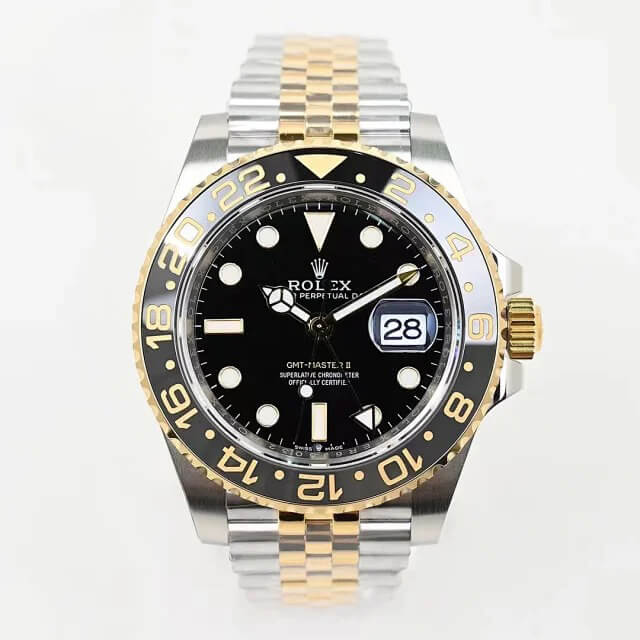 Replica Rolex GMT Master II M126713grnr-0001 1:1 Best Edition Black Dial - DEEPREPS
