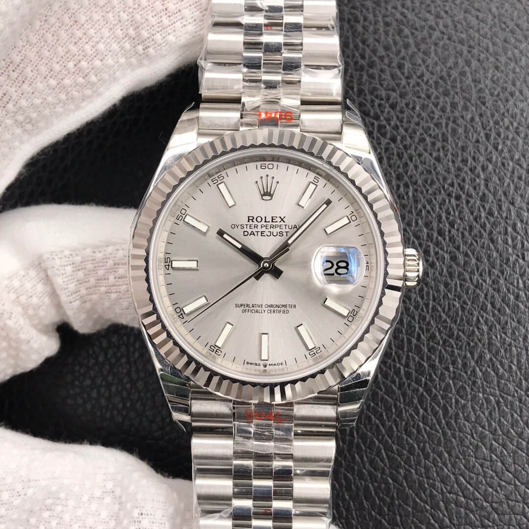 Replica Rolex Datejust M126334-0004 1:1 Best Edition Silver Grey Dial - DEEPREPS