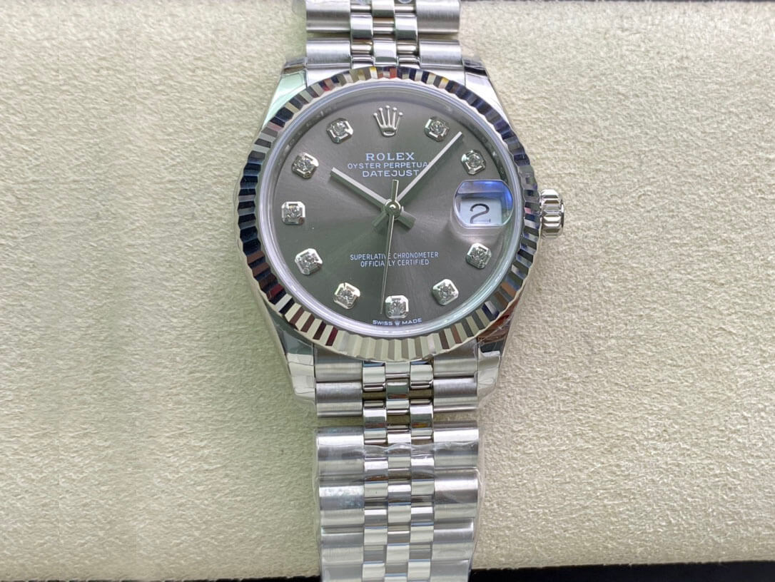 Replica Rolex Datejust M278274-0008 31MM 1:1 Best Edition Grey Dial - DEEPREPS