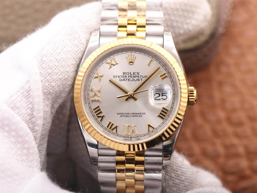 Replica Rolex Datejust M126233-0031 1:1 Best Edition Silver Dial - DEEPREPS