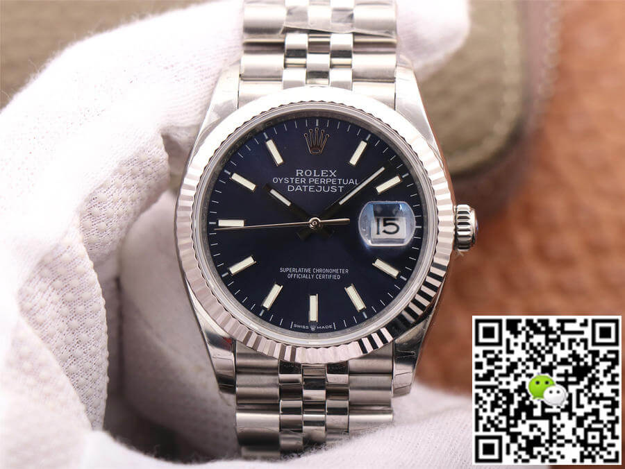Replica Rolex Datejust M126234-0017 1:1 Best Edition Blue Dial - DEEPREPS