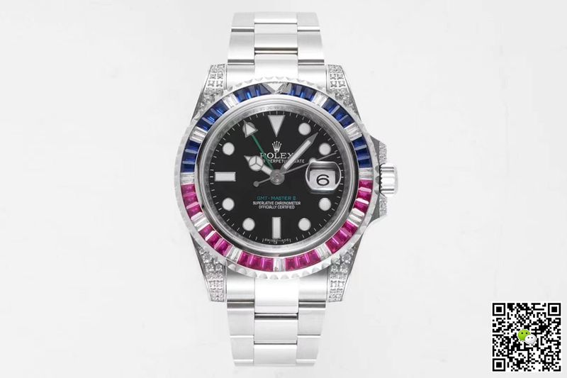 Replica Rolex GMT Master II 116759 SAru-78209 1:1 Best Edition Black Dial Swiss ETA2836 - DEEPREPS