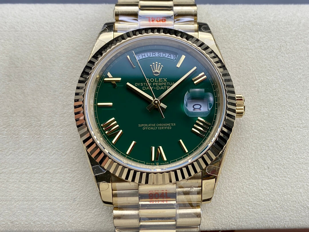 Replica Rolex Day Date M228238-0061 1:1 Best Edition Green Dial - DEEPREPS