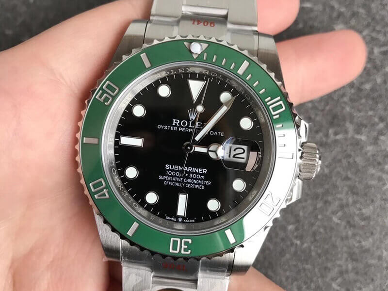 Rolex Submariner Replica Date 41mm 126610LV 1:1 Best Edition NOOB Factory Green Bezel - DEEPREPS