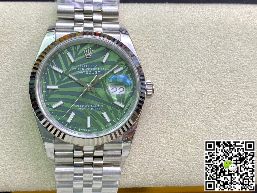 Replica Rolex Datejust M126234-0047 1:1 Best Edition Olive Green Dial - DEEPREPS