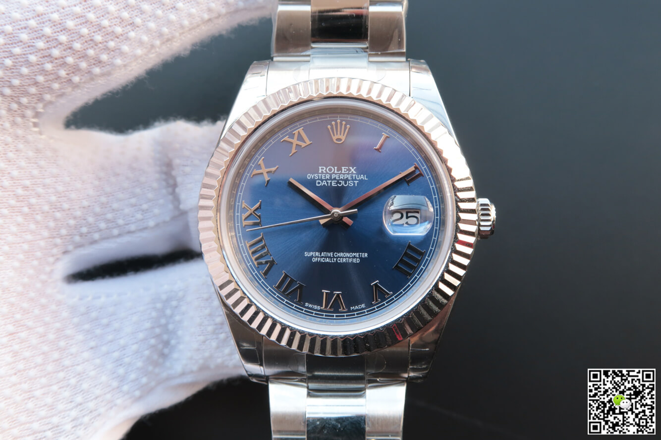 Replica Rolex Datejust 116334 41MM 1:1 Best Edition Blue Dial - DEEPREPS