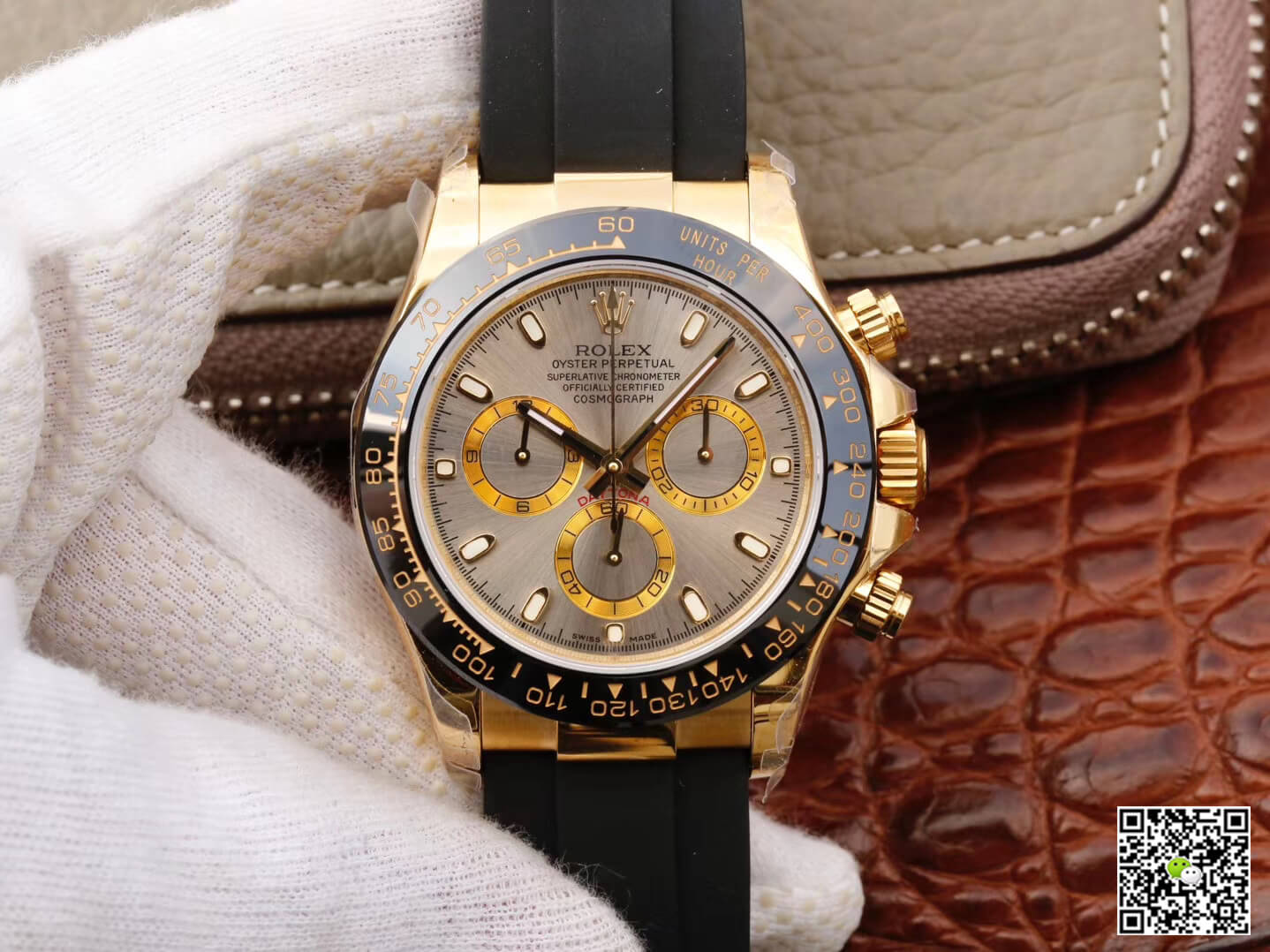 Replica Rolex Daytona Cosmograph 116518LN 1:1 Best Edition Silver Gray Dial - DEEPREPS