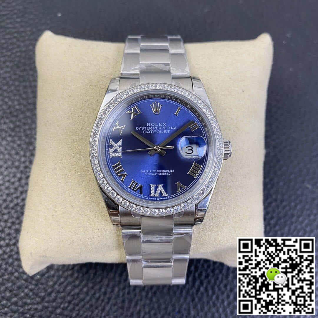 Replica Rolex Datejust M126284RBR 1:1 Best Edition Blue Dial - DEEPREPS