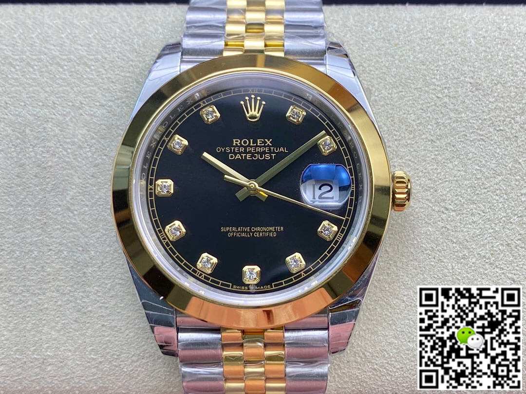 Replica Rolex Datejust M126303-0006 1:1 Best Edition Black Dial - DEEPREPS