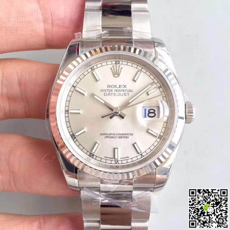 Rolex Dupe Datejust II 36mm 126334 1:1 Best Edition Swiss ETA3135 Silver Dial - DEEPREPS