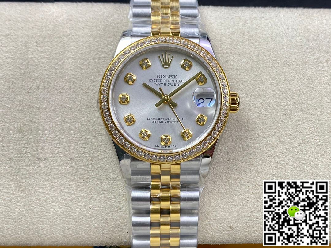 Replica Rolex Datejust M278383RBR-0020 31MM 1:1 Best Edition Silver Dial - DEEPREPS