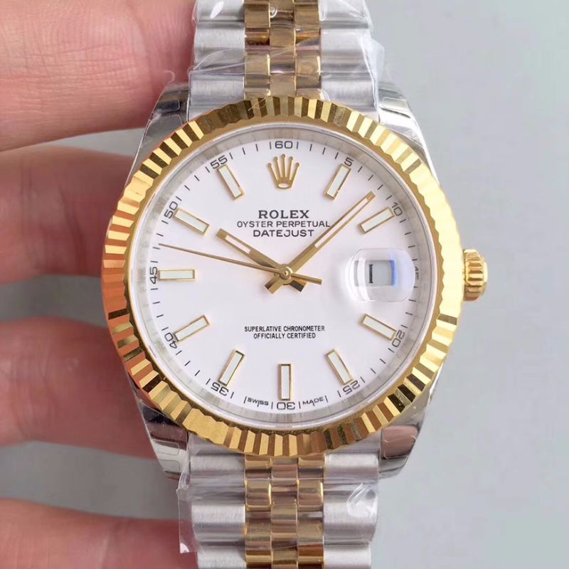 Replica Rolex Datejust M126333-0016 Mechanical Watches 1:1 Best Edition Swiss ETA3255 White Dial - DEEPREPS