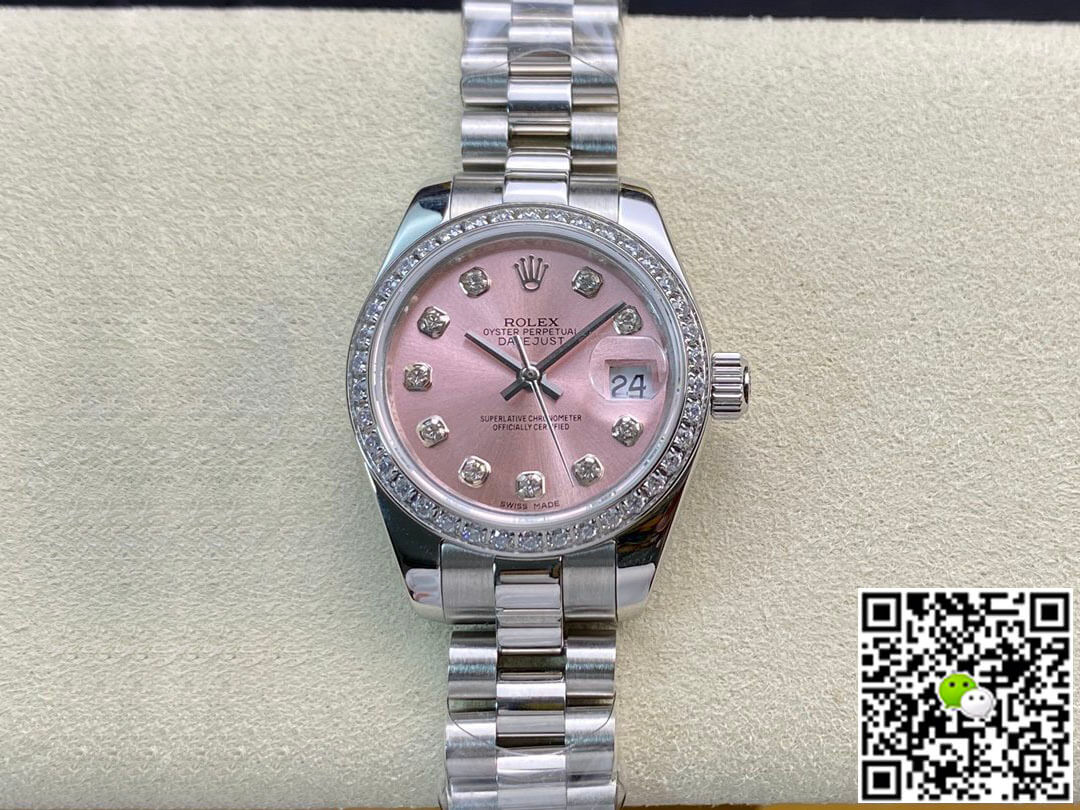 Replica Rolex Datejust M279139RBR-0005 28MM 1:1 Best Edition Pink Dial - DEEPREPS