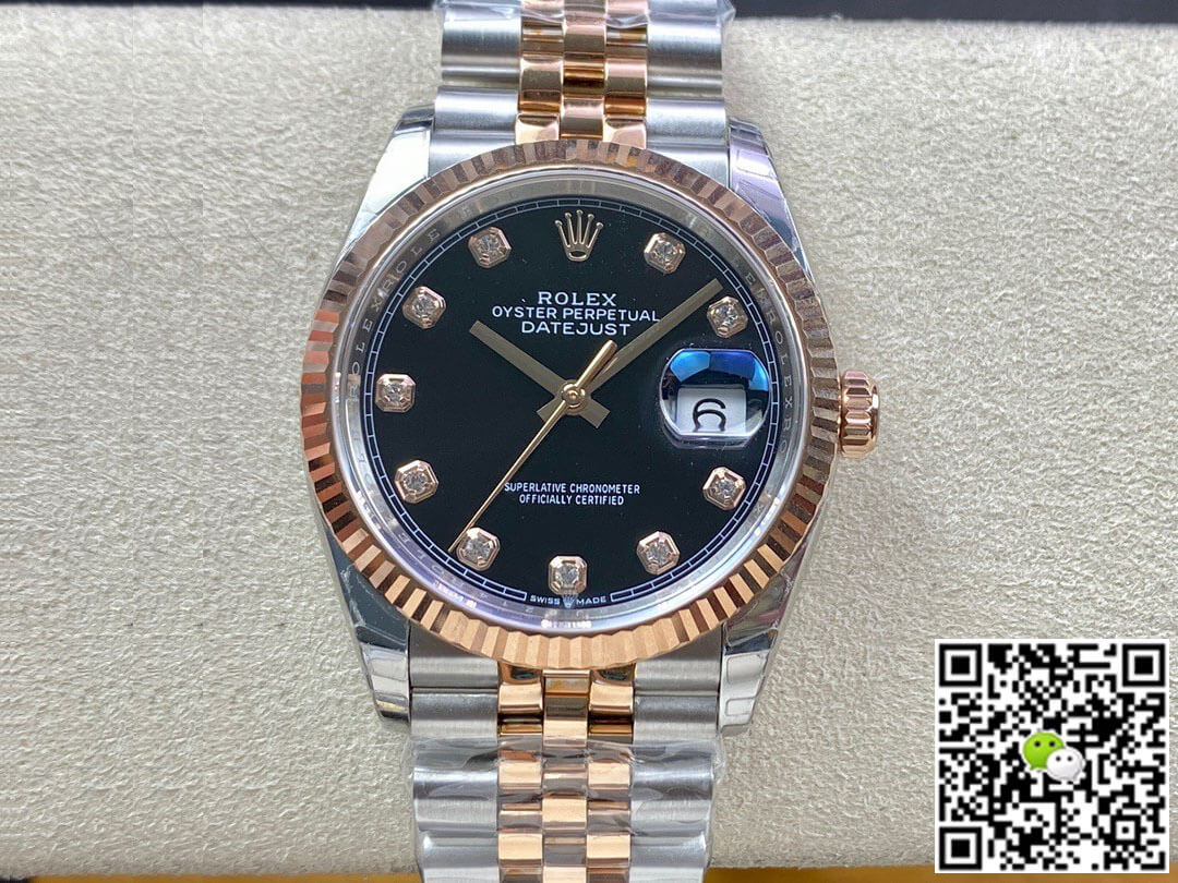 Replica Rolex Datejust M126231-0019 1:1 Best Edition Black Dial - DEEPREPS