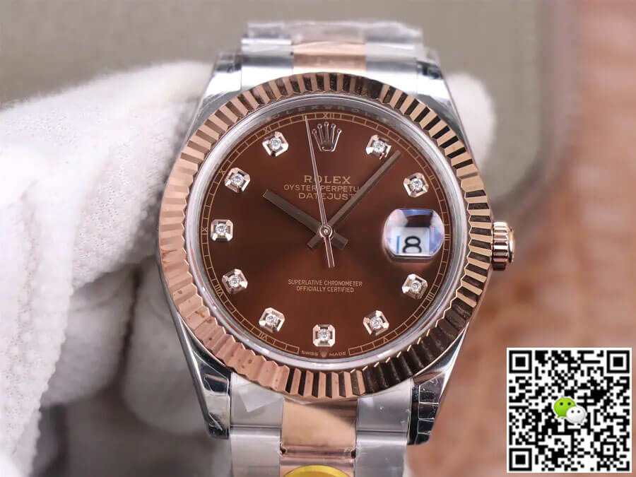 Replica Rolex Datejust M126331-0003 41MM 1:1 Best Edition Chocolate Dial - DEEPREPS